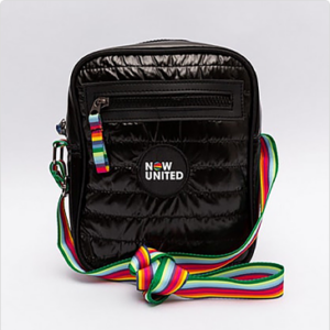 Bolsa transversal now united come together nu3271 preto (TESTE)